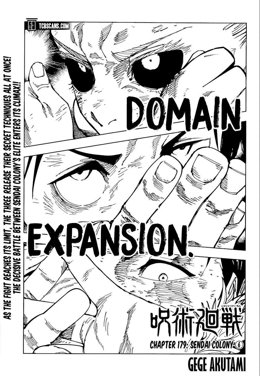 Jujutsu Kaisen Chapter 179 image 01